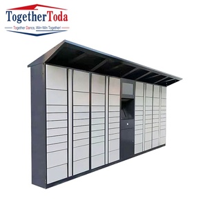 Casillero Inteligente para Paquetes y Equipaje, Metálico, Electrónico, para Exteriores, Casillero Inteligente para Entrega de Paquetes - Product Image 1