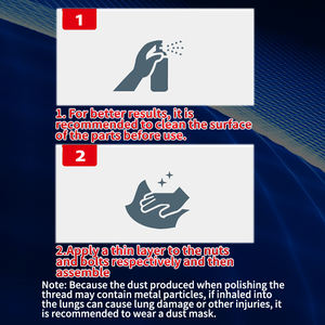 Composto Antiaderente de Cobre LB8008 Lubrificante Anti-Alumínio Resistente a Altas Temperaturas Padrão C5-A 85g - Product Image 5