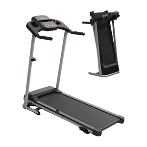 Tapis Roulant Elettrico Pieghevole Nero con Display LED e Inclinazione Motorizzata per Palestra Domestica - Product Image 1