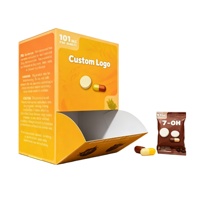 Boîte de présentation de comptoir avec logo personnalisé pour les bonbons gélifiés et le chocolat