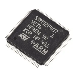 HAISEN original electronic components microcontroller ic chip STM32F407VET6 IC MCU 32BIT 512KB FLASH LQFP