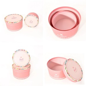 High Quality Custom Marble Colorful Round Paper Roses <b>Flower</b> Packaging Gift <b>Box</b> - Product Image 6