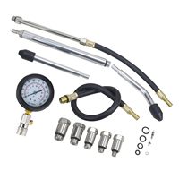 Vente en gros de 11 pièces de testeur de compression de cylindre pour moteur à essence