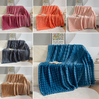 Factory flange Blanket design personnalisé polyester jeter couverture canapé - lit couverture voyage de bureau à domicile