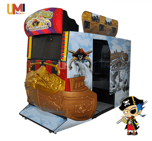 Thương mại <span class=keywords><strong>Arcade</strong></span> súng bắn súng mô phỏng đồng tiền hoạt động 55 inch Kim Loại Tàu cướp biển máy trong nhà trẻ em người lớn 1 năm Tây Ban Nha - Product Image 3