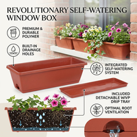 Grand pot carré hollandais à suspendre au mur, design écologique, plastique PP durable pour plantes de jardin, fleurs de style américain
