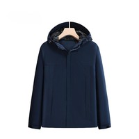 Veste à capuche coupe-vent, imperméable, chaude, respirante, résistante au froid, avec fermeture éclair, en coton épais intégré, pour l'automne, le camping et la randonnée