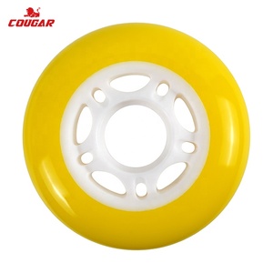 Pour roues en PU personnalisées en usine 85A 90A 62-84mm pour le slalom urbain en patins à roues alignées - Product Image 5