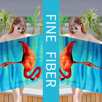 Draps de serviettes de bain 100% coton à séchage rapide et facile à nettoyer doux imprimé avec motif personnalisé de haute qualité