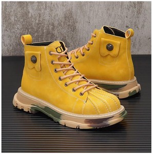 Men's Casual Skateboard <b>Shoes</b> with Thick Soled <b>Height</b> <b>Increasing</b> Trendy for Boots Outdoor Fashion Trend New Sports <b>Shoes</b> - Product Image 3