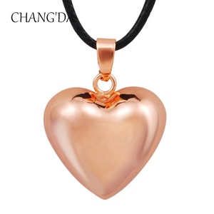 Doble corazones blanco campana Bola bolas armonía para bebé embarazada colgante, collar de Angel de llamadas - Product Image 6
