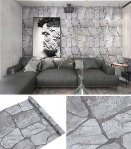 Autocollant en marbre blanc <span class=keywords><strong>papier</strong></span> peint auto-adhésif décoratif granit vinyle étanche huile <span class=keywords><strong>papier</strong></span> peinture décoration - Product Image 2