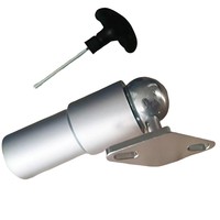 Support de lampe PDR en aluminium de 22,5 mm pour inspection de bosses de carrosserie automobile, fixation pour éclairage d'inspection de bosses de grêle
