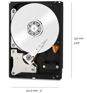 ฮาร์ดดิสก์ NAS ขนาด 1TB สีแดง ความเร็ว 5400 RPM ระดับ SATA 6Gb/s แคช 64MB ขนาด 3.5 นิ้ว รุ่น <span class=keywords><strong>WD10EFRX</strong></span> - Product Image 2