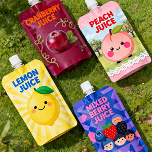 Bolsa de boquilla de soporte automático para mantenimiento fresco a prueba de fugas personalizada, embalaje de succión portátil, bolsa laminada a prueba de papel de aluminio, bolsa de boquilla - Product Image 2