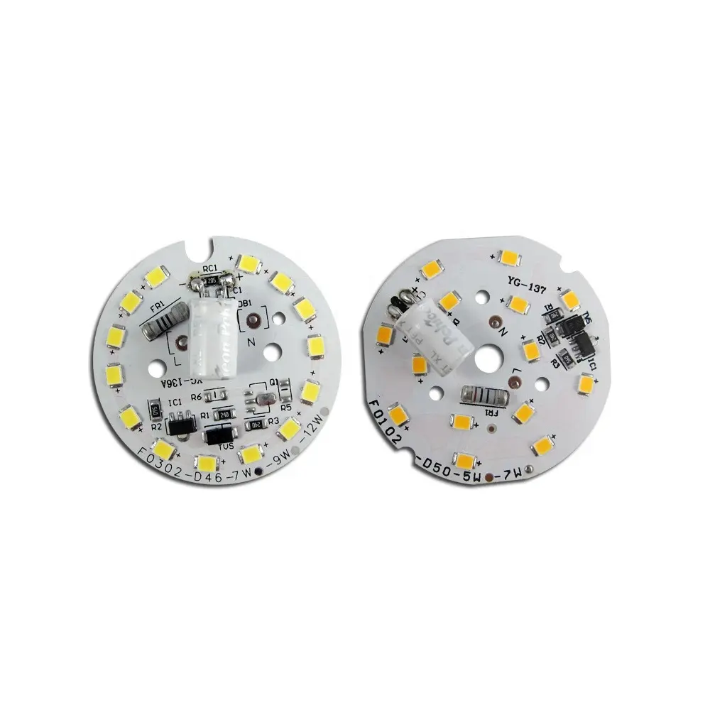AC220V SMD2835 LED Chip USB-HID 3W 5W 7W 9W 12W 15W 18W 24W Free Driver SMD 2835 Light Beads 80RA Non-flickering for LED Bulbs