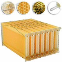 7-teiliges Set Neue Automatische Selbstfließende Honigbienenstock-Rahmen Super Box Auto-Fließender Honigwaben-Rahmen Imkerei-Ausrüstung