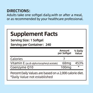 Complément Alimentaire CoQ10 100mg pour Adultes – Soutient la Santé Cardiaque – Gélules de Coenzyme Q10 - Product Image 2