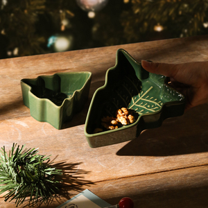 Plato de salsa de cerámica en forma de árbol de Navidad, platos para condimentos, Sushi cuenco para sumergir, platos para aperitivos, plato para servir, platillos, cuenco - Product Image 4