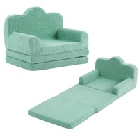Canapé-lit pliant en mousse compressée colorée de haute qualité pour enfants et bébés, idéal pour le salon