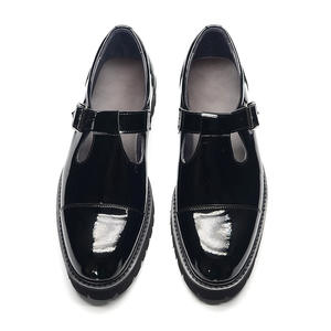 Sandales Oxford d'extérieur antidérapantes légères de haute qualité avec dessus en cuir véritable et semelle extérieure en caoutchouc, semelle plate confortable - Product Image 3