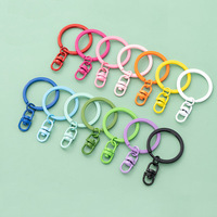 Promotion : Crochets et anneaux pivotants de 30 mm pour peinture avec chaîne, style en vrac