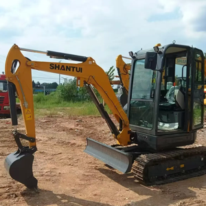 Envío rápido usado Shan Tui SE27SR SE17SR Mini bomba de motor de Excavadora hidráulica sobre orugas bajas horas de trabajo (0-2000) 2.7TON - Product Image 1