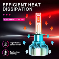 Ampoules de phares LED CSP R12 12V 120W 15000LM 6000K Blanc pour mise à niveau et rénovation de phares de voiture