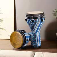 Wholesale Musical Instruments Hand Percussion Drum Colorful Djembe 8/10/12 Inch African Drum Master's Drum Sheepskin Heads
