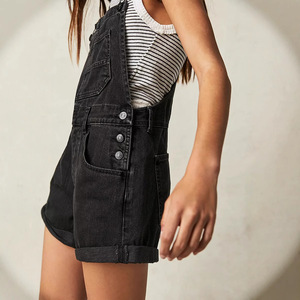 2026 Loose Multi <b>Pockets</b> Shoulder Strap Jeans Overalls For Women Denim <b>Jumpsuit</b> - Product Image 3