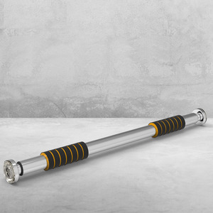 Barre de traction horizontale 62-100 cm en acier électrolytique, portable, à fixer sur la porte, pour exercices de fitness à domicile - Product Image 2