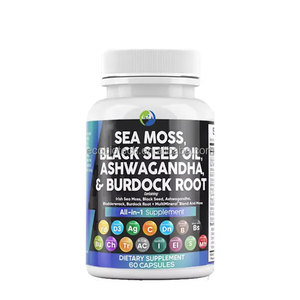 Ausreson Pure Black Seed Oil Capsules (Black Cumin Extract) Vegan <b>Vitamins</b> Not for Newborns - Product Image 2