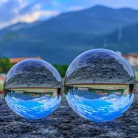 Bola de vidro óptico decorativa da fotografia, reflexão k9, 40mm clara, artesanato, esfera de cristal