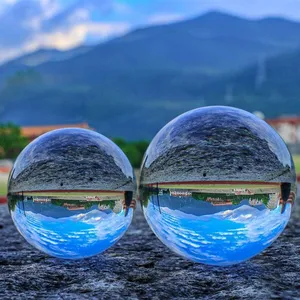 Decorative Photography Optical Glass Reflection K9 Clear 40Mm Crafts Crystal Sphere Ball