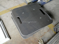 Accessoires : Plaque de base en fer de 8 mm d'épaisseur, Plaque de base pour structure DJ en aluminium Global F34, Base de structure en aluminium