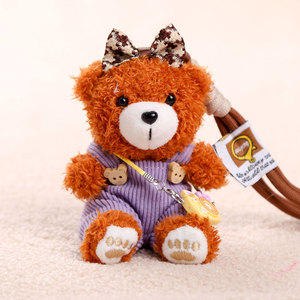 Wholesale <b>Cute</b> Teddy <b>Bear</b> Plush Hanging Decorations Bag Hangers Decorative Plush Toys Claw Machine Plush Toys - Product Image 4