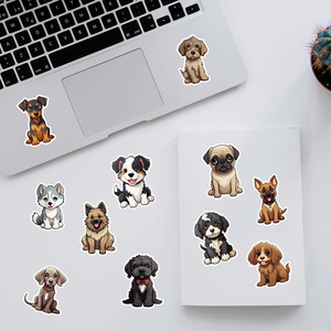 Pegatina de Vinilo PVC Personalizada con Logotipo, Resistente al Agua, con Corte a Troquel, Diseño de Animales de Dibujos Animados, Adhesiva, con Formas Personalizadas - Product Image 2
