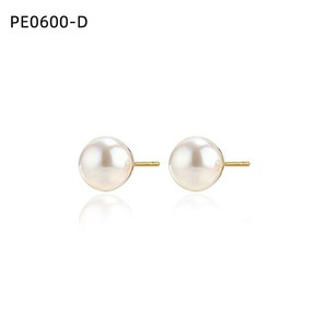 Boucles d'oreilles clous Amy Amy en argent 925 avec perles de culture blanches rondes de qualité AAA, classiques pour un usage quotidien, bijoux pour femmes - Product Image 4