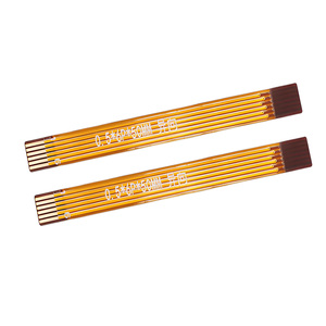Cabo FPC Eletrônico OEM ODM com Passo de 0.3mm, 0.5mm, 0.8mm, 1.0mm, 1.25mm, 4-96 Pinos, Material PET - Product Image 5