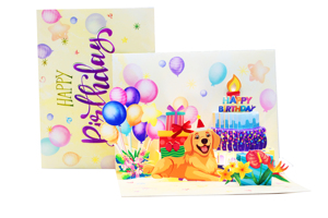 <span class=keywords><strong>Carte</strong></span> de vœux 3D pop-up en papier fait main avec lettres d'anges féeriques, thème amour et musique, pour anniversaire, imprimée en quadrichromie, avec enveloppe, <span class=keywords><strong>carte</strong></span> cadeau - Product Image 5