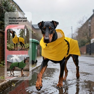 Impermeable para Perros con Logotipo Personalizado, Color Sólido, Reflectante, Ropa para Mascotas, Chaquetas para Perros para Exteriores - Product Image 2