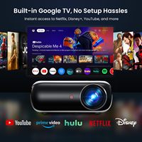 Mini projecteur portable HD 1080P de haute qualité, mise au point automatique, Wi-Fi sans fil, faible niveau sonore pour la maison, le bureau et les systèmes TV