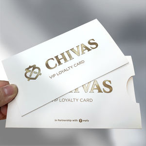 맞춤형 선물 멤버십 카드 홀더 맞춤형 카드 슬리브 포장 재활용 종이판 네 가지 색상 인쇄 명함용 - Product Image 6