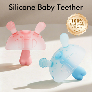 Manopla de Silicona para la Dentición del Bebé, Suave, de Grado Alimenticio, Previene que se Muerdan las Manos, Forma de Monstruo Pequeño - Product Image 2