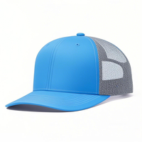 Gorra de béisbol de lona de 6 paneles personalizable, gorra de golf de conductor de camión de moda con logotipo de PVC de goma para actividades al aire libre en la playa
