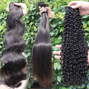 Cheveux Indiens Bruts <span class=keywords><strong>MEGALOOK</strong></span> Directement d'Inde, Vierge, Ondulés, 100% Cheveux Humains, Non Traités, Cuticules Alignées - Product Image 2