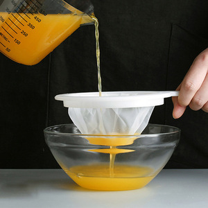 Prosperity Kitchen Strainer – Sac filtrant en nylon à mailles fines pour éliminer les résidus de jus de lait de soja, diamètre 20 cm - Product Image 4