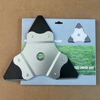 Nouvelle tondeuse autoportée à lame rotative 3 dents, tête de coupe pour irrigateur, hauteur de coupe maximale 4 pouces, noire