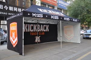 Tente de désert pliante de gazebo commercial d'usine de soleil pour le marché 3x6 avec la paroi latérale pour des tentes d'exposition commerciale de marché - Product Image 4