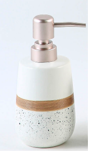 Set da Bagno di Lusso in Ceramica Bianca a Cinque Pezzi Include Dispenser e Portasapone Durevole e Facile da Pulire - Product Image 2